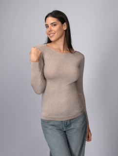 Dámský kašmírový svetr s výstřihem Intimidea Barva: