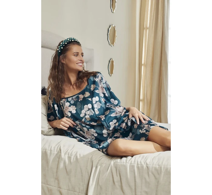 Italská móda Scarlet po celé délce barva:print/green