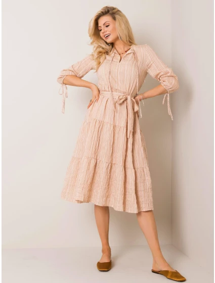 Šaty LK SK 508005.07P béžová