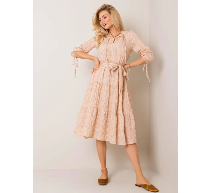 Šaty LK SK 508005.07P béžová