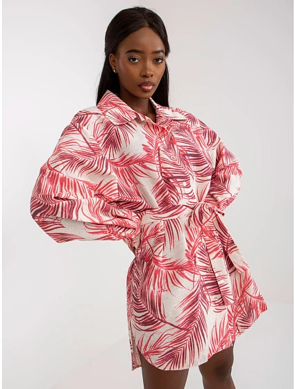 Sukienka LK SK model 21798034 koralowy - FPrice Sukienka LK SK model 21798034 koralowy - FPrice