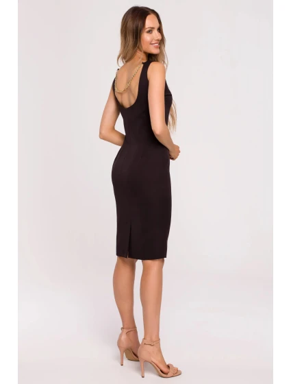 Dámské šaty  M667 černé - Moe