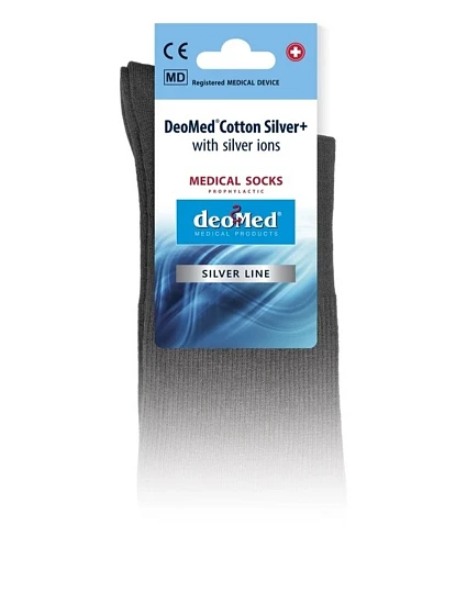 Ponožky DEOMED COTTON SILVER+