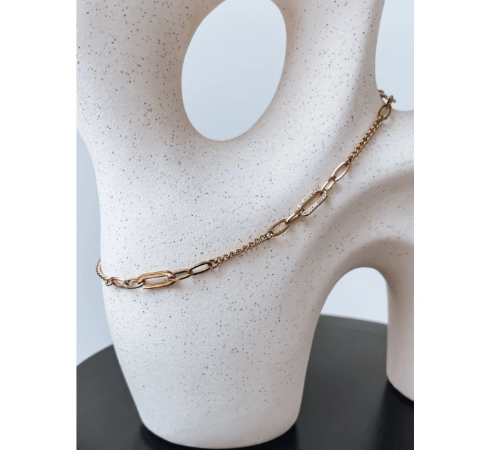 TROUBLES zlatý náhrdelník FashionStreet IY0092