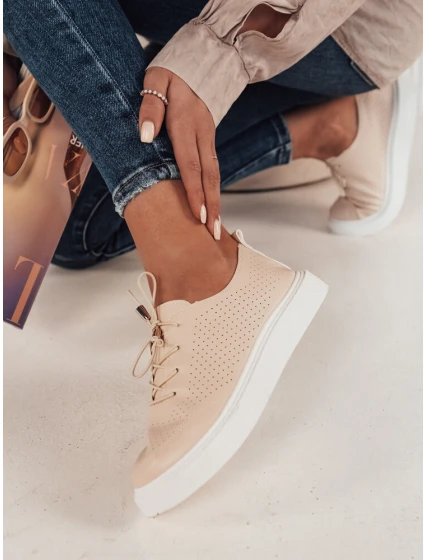 JUNCO béžová dámská obuv FashionStreet ZY0467 JUNCO béžová dámská obuv FashionStreet ZY0467