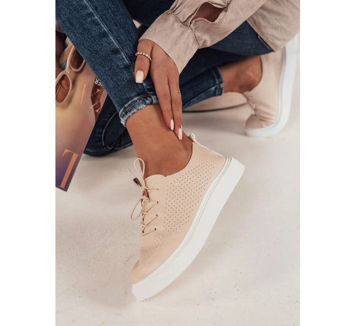 JUNCO béžová dámská obuv FashionStreet ZY0467 JUNCO béžová dámská obuv FashionStreet ZY0467