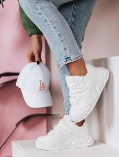Dámské tenisky na platformě white Dstreet model 21984035 - FashionStreet