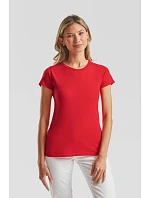 Fruit of the Loom Lady-Fit Iconic 150 T Dámské tričko 16.1432 red Fruit of the Loom Lady-Fit Iconic 150 T Dámské tričko 16.1432 red