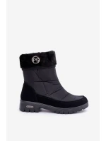 Dámské Módní zateplené sněhule Progress model 21602424 Černé - Boto Dámské Módní zateplené sněhule Progress model 21602424 Černé - Boto