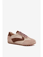 Dámské kožené semišové barefoot tenisky Zazoo N1400 béžové Dámské kožené semišové barefoot tenisky Zazoo N1400 béžové