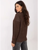 Sweter RV SW model 21789007 brązowy - FPrice Sweter RV SW model 21789007 brązowy - FPrice