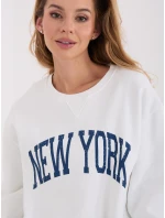 Bluza BL ecru model 21801860 - FPrice Bluza BL ecru model 21801860 - FPrice