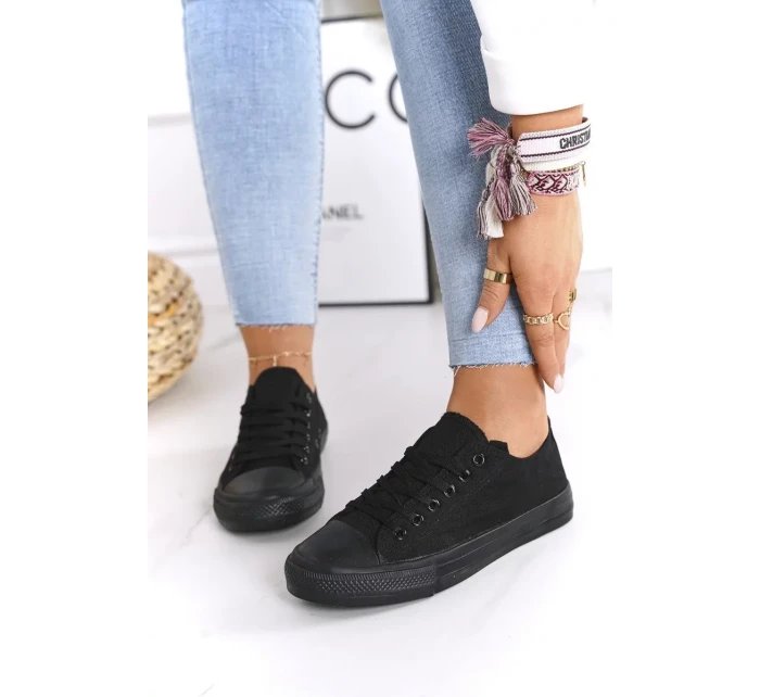 Dámské Klasické Tenisky Černé Omerta Dámské Klasické Tenisky Černé Omerta