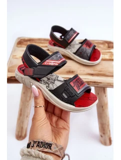 Dětské sandály Grendene Kids Černo-červené