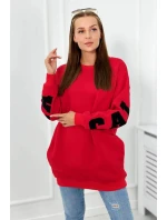 Izolovaná mikina 26557 California červená - Kesi Izolovaná mikina 26557 California červená - Kesi