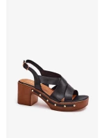 Sandály na podpatku  model 214744 Step in style