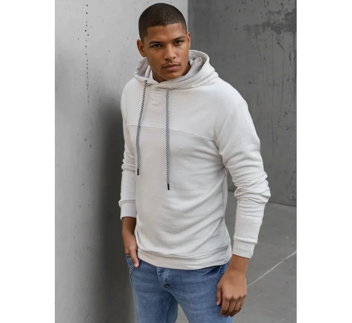 Pánská velbloudí mikina model 21966847 - Dstreet Pánská velbloudí mikina model 21966847 - Dstreet