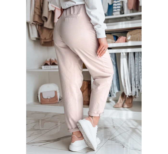 Dámské kalhoty chinos s páskem růžová Dstreet model 21986265 - FashionStreet Dámské kalhoty chinos s páskem růžová Dstreet model 21986265 - FashionStreet
