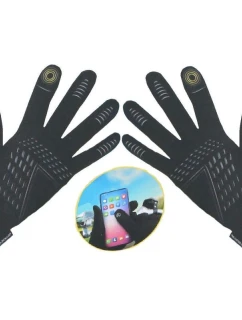 ZATEPLENÉ CYKLISTICKÉ RUKAVICE S DOTYKOVÝM DISPLEJEM SENIOR R.L DUNLOP