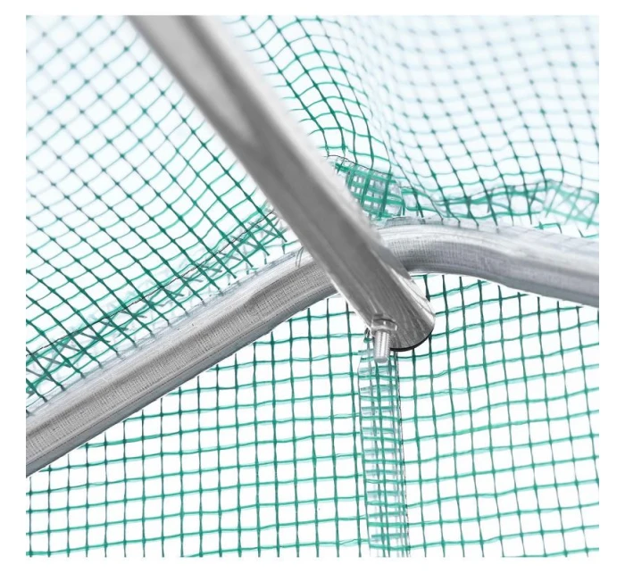 ZAHRADNÍ TUNEL 300x600x200 cm PE KONSTRUKCE ZELENÁ OCEL