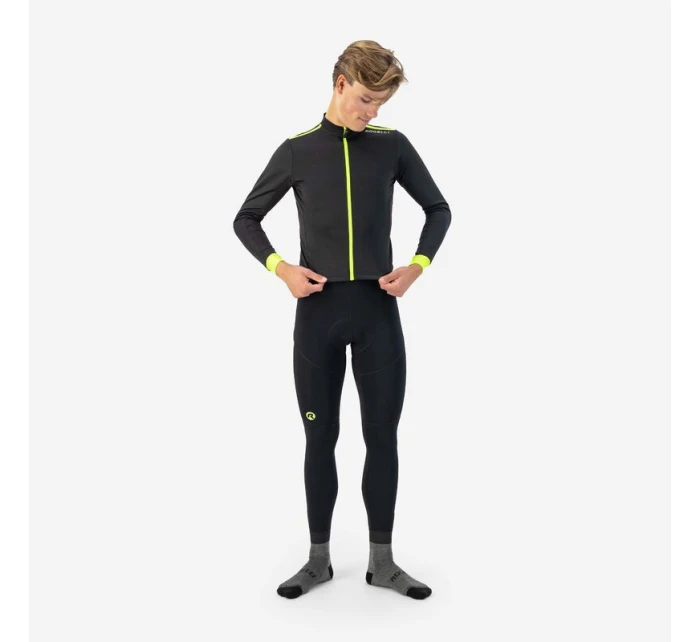 Rogelli dres s dlouhým rukávem CORE black-fluor 3XL