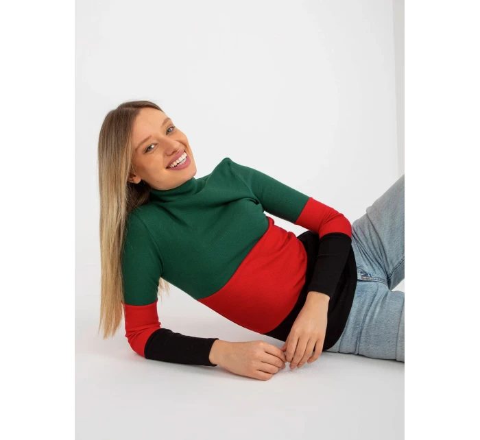 Dámská halenka RV BZ 8465 1.93P tmavě zelená - FPrice