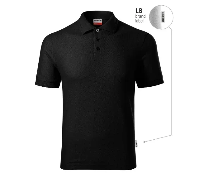 Reserve polokošile pánská černá 01 (brand label)