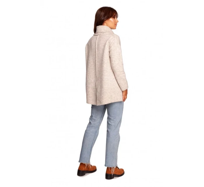 Mikina s rolákem a pulovrem BK086  - BeWear