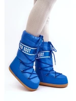 Dámské vysoké boty do sněhu modré - Venila