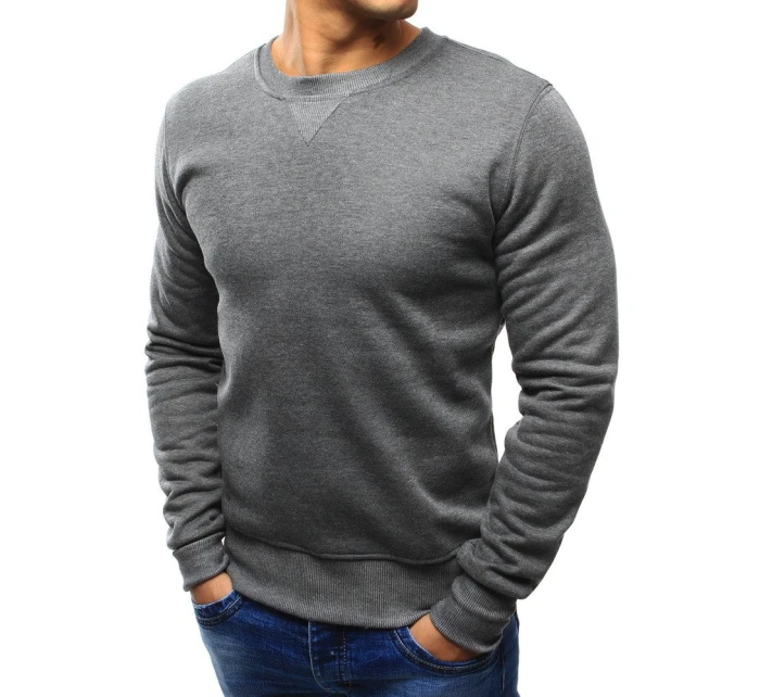 Pánská mikina s kapucí antracitová model 21962655 - FashionStreet