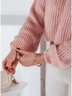 Dámský oversize svetr BILLIS pink FashionStreet MY2283