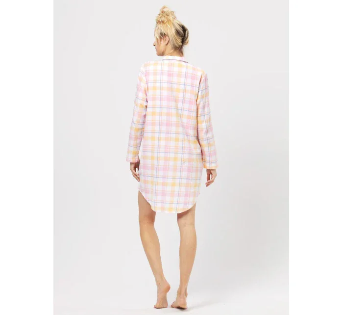 Košile Key LND 486 B24 Flanelová dlouhá/r S-L rozepínací