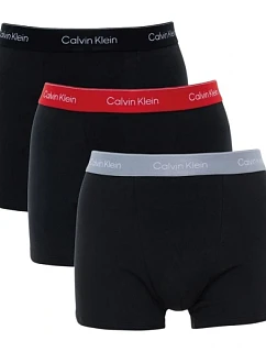 Pánské boxerky Calvin Klein Relaxed, 3 ks v balení, módní bavlněné, černé a vícebarevné