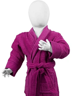 The One Towelling Baby Bathrobe Dětský župan 48.1007 magenta