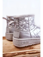 Dětské teplé sněhule Big Star KK374241 Stříbro Dětské teplé sněhule Big Star KK374241 Stříbro