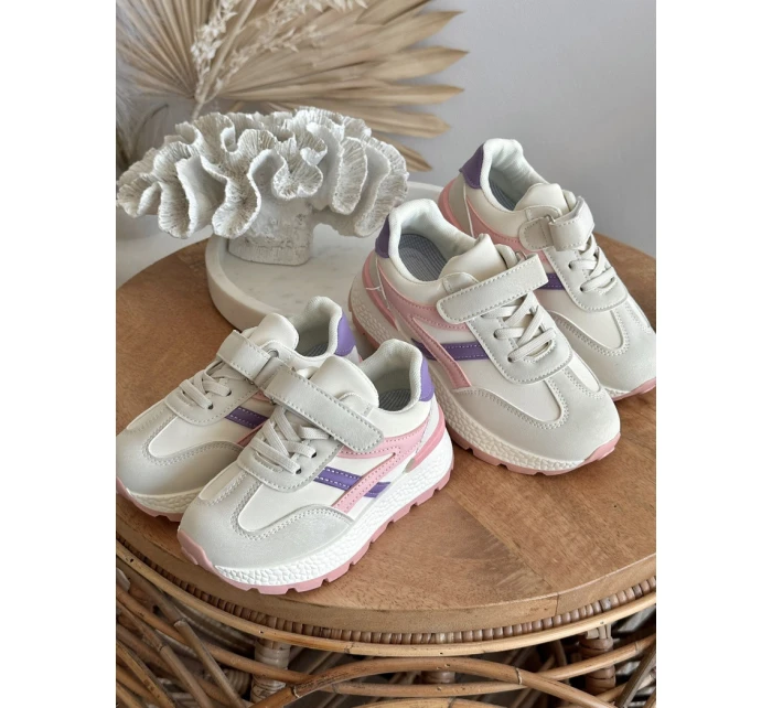 Dětské Tenisky Na Suchý Zip Růžové model 21671421 - Boto