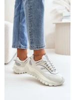 Dámské Kožené Tenisky Na Platformě Big Star model 21671508 HIPOLY SYSTEM Bílé - Big Star Shoes Dámské Kožené Tenisky Na Platformě Big Star model 21671508 HIPOLY SYSTEM Bílé - Big Star Shoes