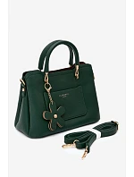 Kožená kabelka přívěsek zelená model 22220975 - Flora&Co Kožená kabelka přívěsek zelená model 22220975 - Flora&Co