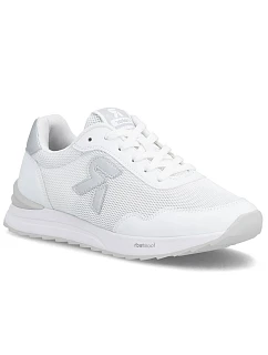 Dámská sportovní obuv síťovaná pohodlná měkká bílá Rieker W2404-82