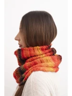 Komin dámský vlněný šál zimní  červený model 21860894 - K-Fashion