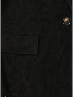 Dámská černá kordová bunda FashionStreet PY0161