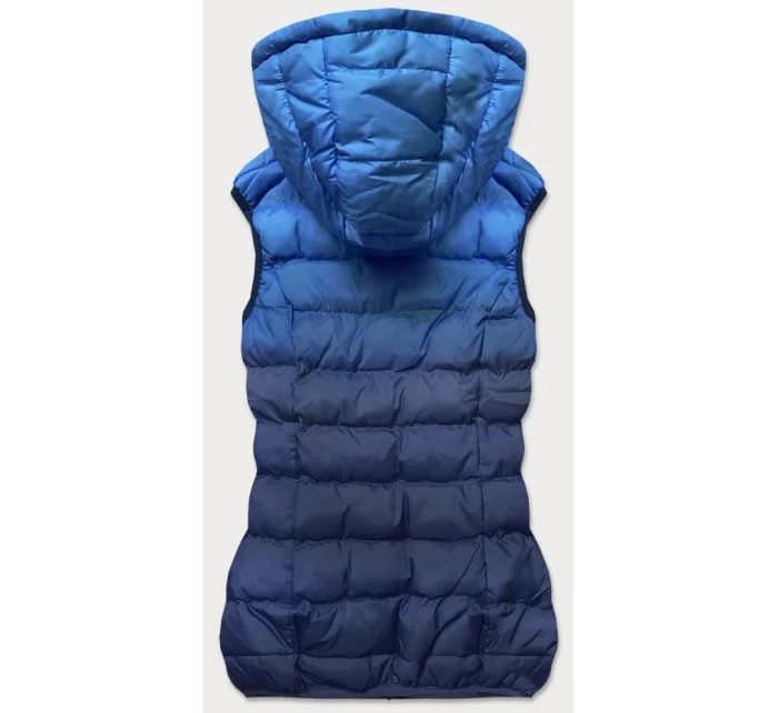 Tmavě modrá prošívaná dámská vesta (HV-1512)