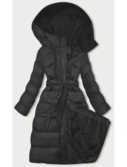 DAMSKA DŁUGA KURTKA ZIMOWA Z KAPTUREM CZARNA model 21245822 - J.STYLE DAMSKA DŁUGA KURTKA ZIMOWA Z KAPTUREM CZARNA model 21245822 - J.STYLE