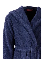 Pánský župan Athena s kapucí 3116 tmavě modrá - Vestis Pánský župan Athena s kapucí 3116 tmavě modrá - Vestis