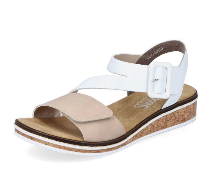 Pohodlné kombinované sandály Rieker W RKR678