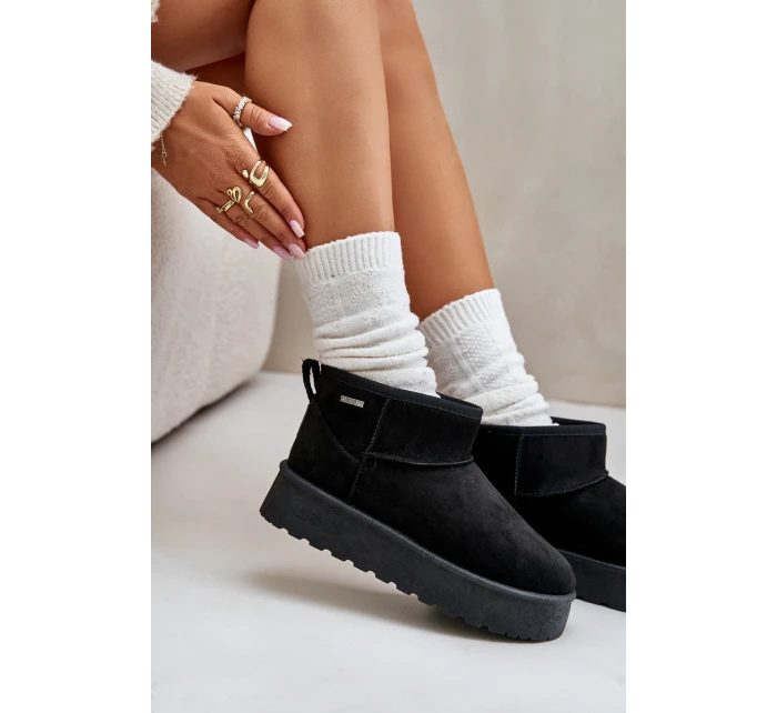 Nízké Sněhové Boty Na Platformě Big Star model 21675281 Černé - Big Star Shoes