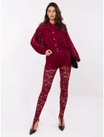 Koszula MI KS model 21766146 bordowy - FPrice Koszula MI KS model 21766146 bordowy - FPrice