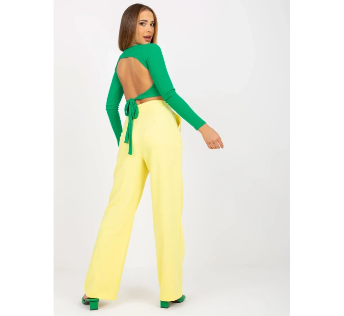 Kalhoty TO SP 18155.21P jasně žlutá