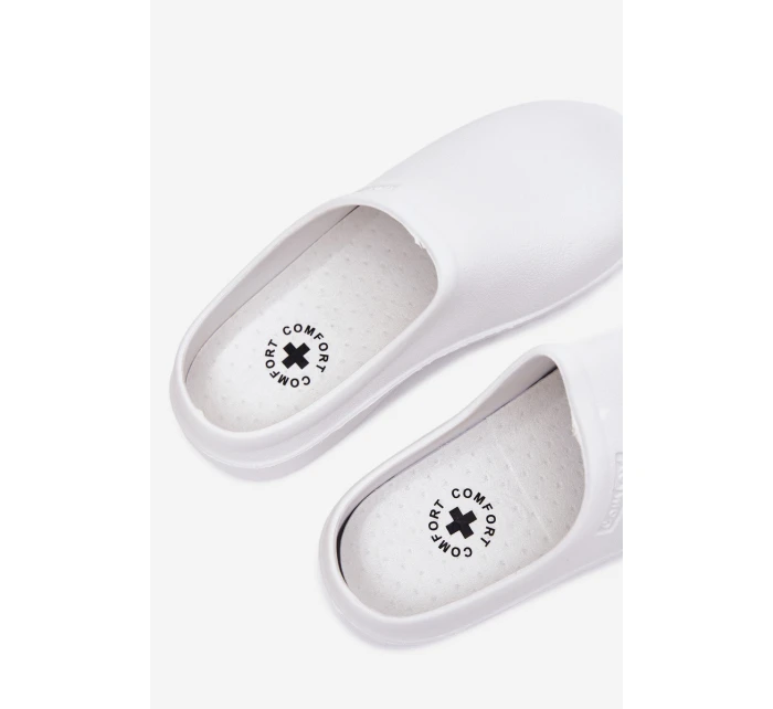 Dámské pěnové pantofle – bílé Parissa