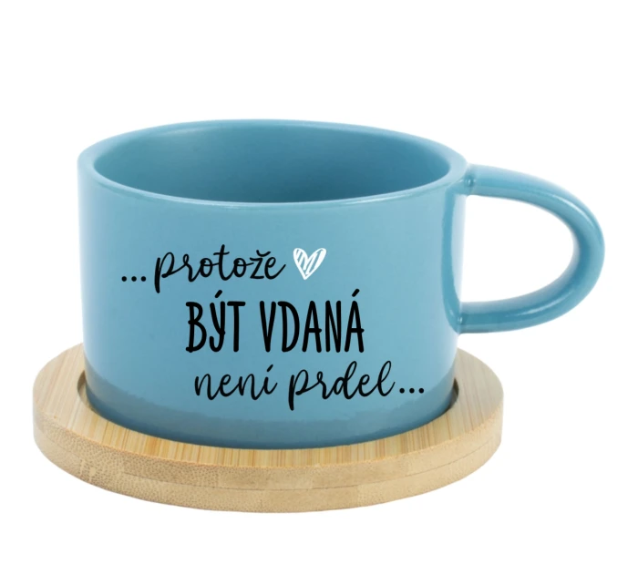 Hrníček makronka - Protože [doplň si sám] není prdel